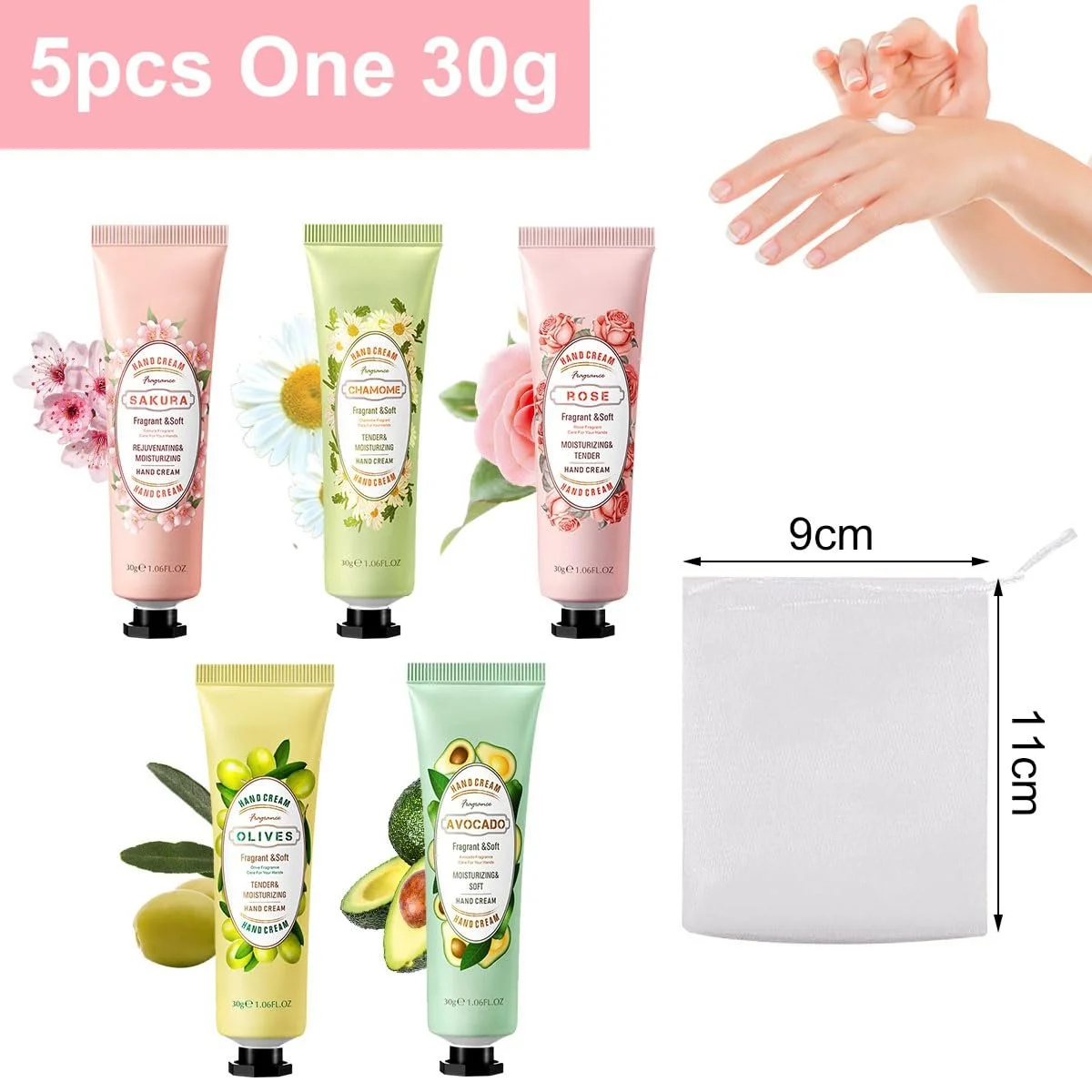 Набор кремов для рук женский - 5 шт, фото №2