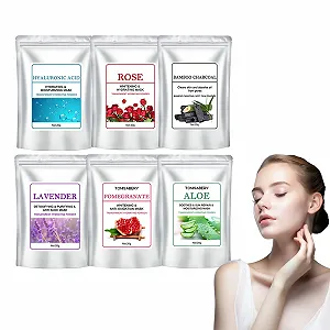 Маска для лица Eazerom 04 Jelly Powder для ухода за лицом, маска-пленка, мягкая маска-пудра для очищения лица, натуральная косметика, спа-качества, очищающая маска для всех типов кожи, 6 штук в упаковке - Фото 1