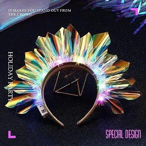 LED Обруч-корона для волосся synthetic.ua - Фото 1