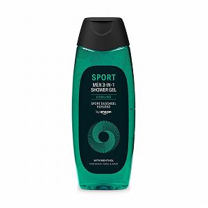 Гель для душу для чоловіків by Amazon Sport 3-в-1 2 х 500 мл synthetic.ua - Фото 1