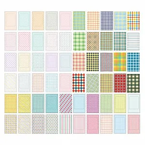 Набір стікерів для фото 60 Pcs Colourful Film Sticker Set for Fujifilm Instax Mini - Фото 1