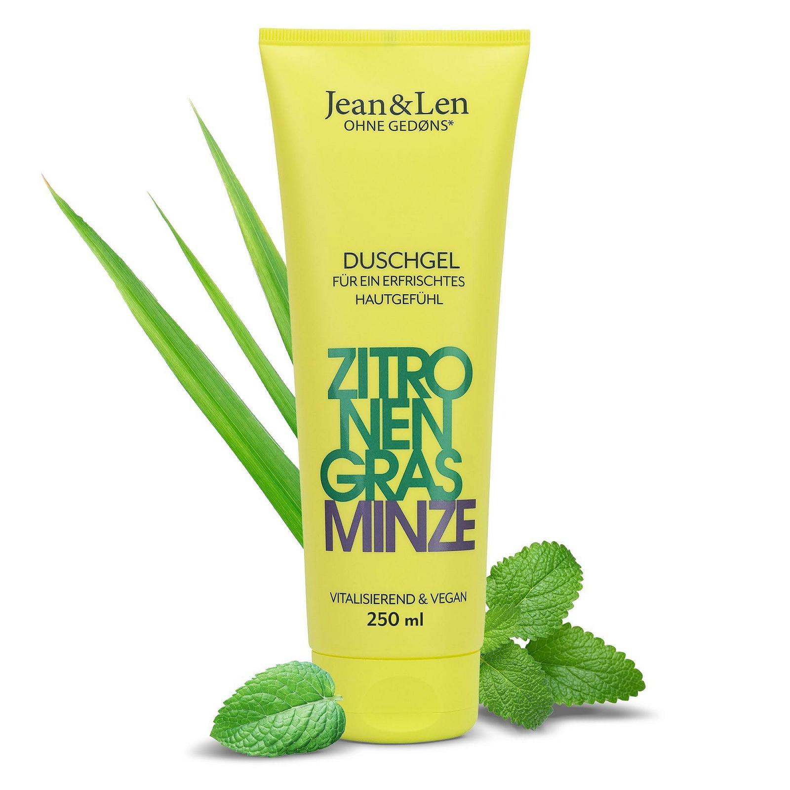 Гель для душа Jean & Len Lemongrass & Mint ревитализирующий 250 мл, фото №1