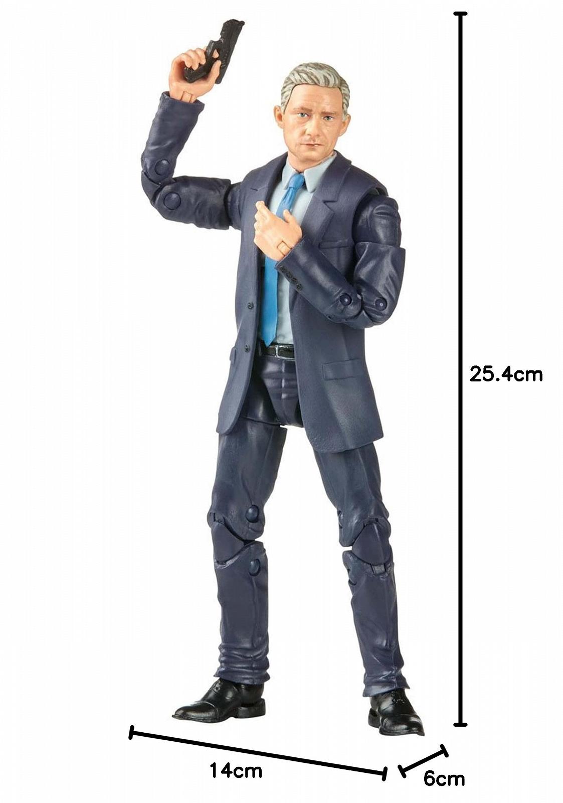 Фігурка Hasbro Marvel Legends Series Black Panther Legacy Collection Еверетт Росс, 15 см, Multi, з аксесуаром та елементами Build-A-Figure, фото №4
