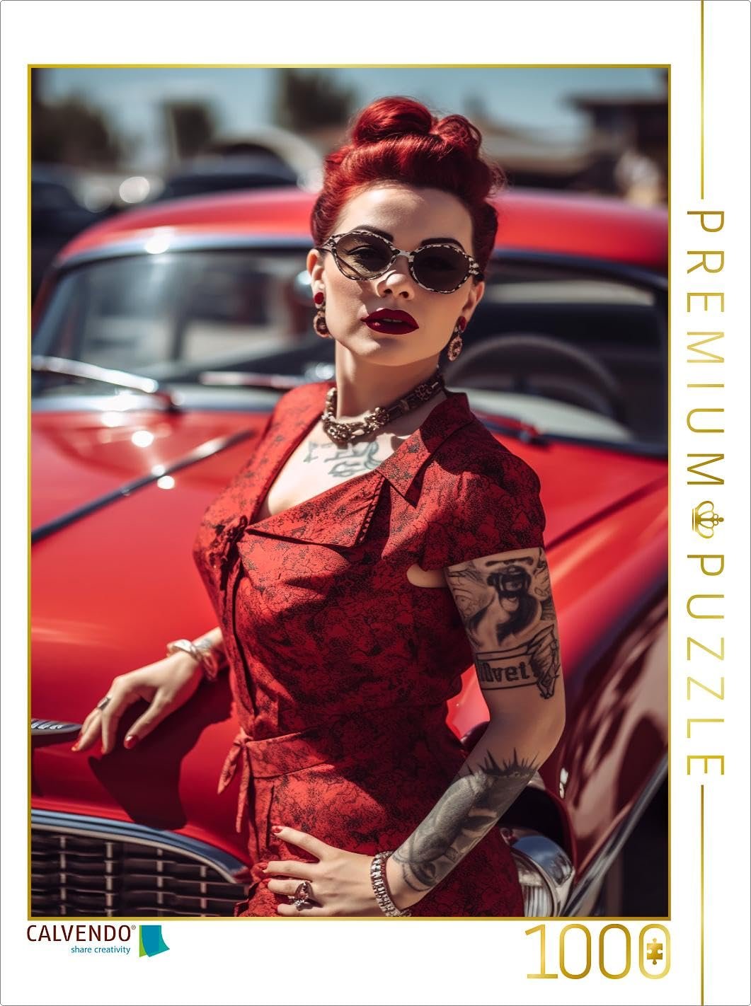 Пазл CALVENDO Rockabilly 1000 элементов 48 x 64 см, фото №1