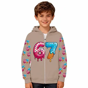 Толстовка для мальчиков и девочек, Худи, Флис, Теплый, Мягкий, Удобный synthetic.ua - Фото 1