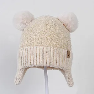 Дитяча зимова шапка та шарф з флісовою підкладкою synthetic.ua - Фото 1