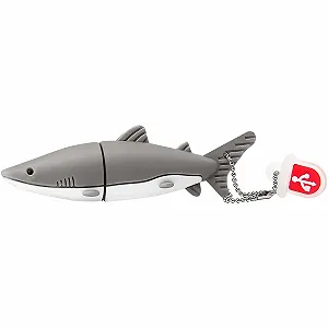 Купити USB-накопичувач BORLTER CLAMP Shark Shape 32ГБ USB 2.0 - Фото 1 USB-накопичувач BORLTER CLAMP Shark Shape 32ГБ USB 2.0 - Фото 1