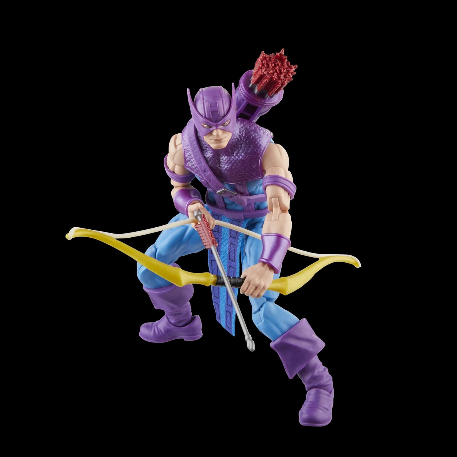 Экшн-фигурка Hasbro Marvel Legends Series Соколиный Глаз с Sky Cycle Avengers 60th Anniversary 15 см, фото №3