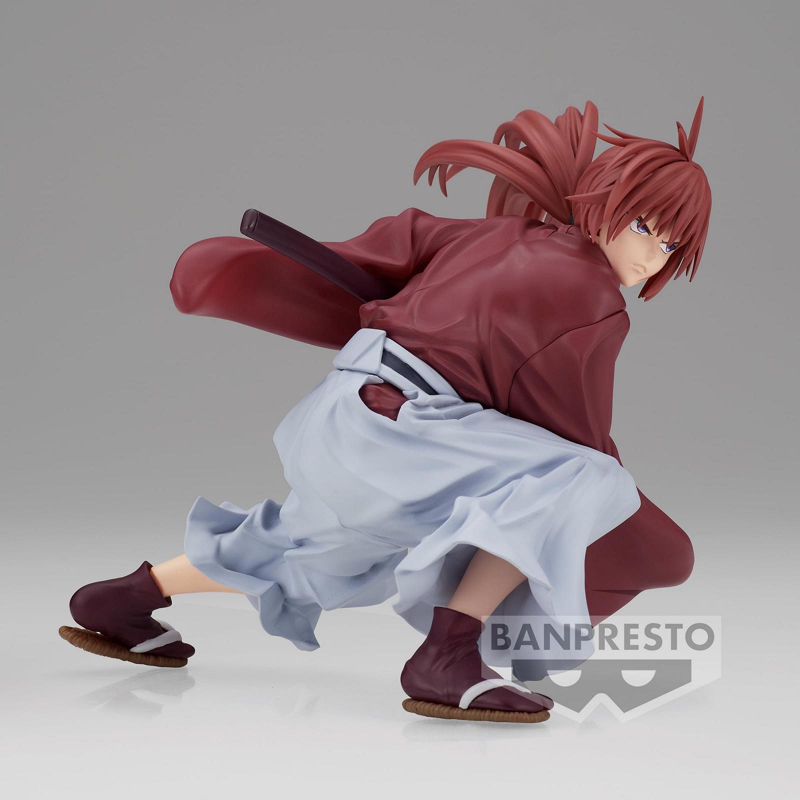 Екшн-фігурка Banpresto Rurouni Kenshin Kenshin Himura Vibration Stars 12 см, різнокольорова, фото №3