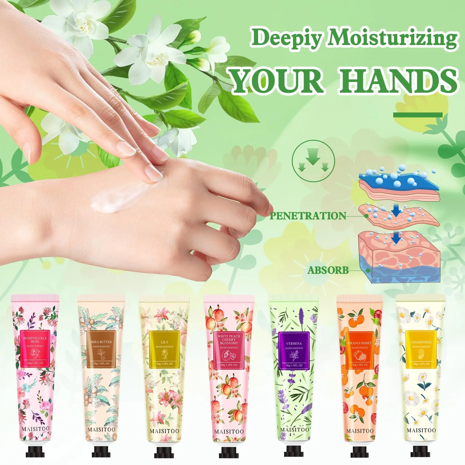 Набор кремов для рук 12 шт, Мини-набор кремов для рук для женщин, Крем для ухода за руками с растительными ароматами для сухой, потрескавшейся кожи, Набор кремов для рук в подарок для женщин, мужчин, мам, на Рождество, День рождения, фото №4 Набор кремов для рук 12 шт, Мини-набор кремов для рук для женщин, Крем для ухода за руками с растительными ароматами для сухой, потрескавшейся кожи, Набор кремов для рук в подарок для женщин, мужчин, мам, на Рождество, День рождения, фото №4