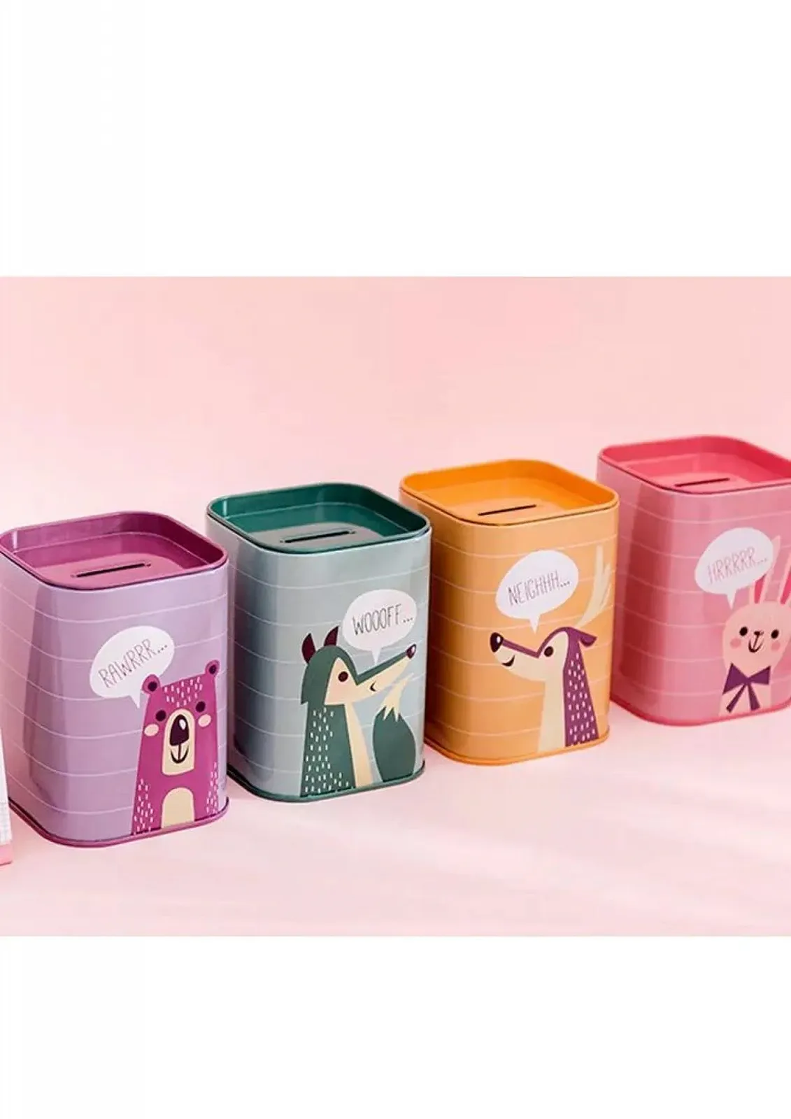 Копилка makio Кролик 2-в-1 с крышкой-подставкой для ручек 7,5 x 10,5 x 7,5 см, фото №6