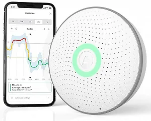 Детектор качества воздуха Airthings Wave Radon Белый - Фото 1