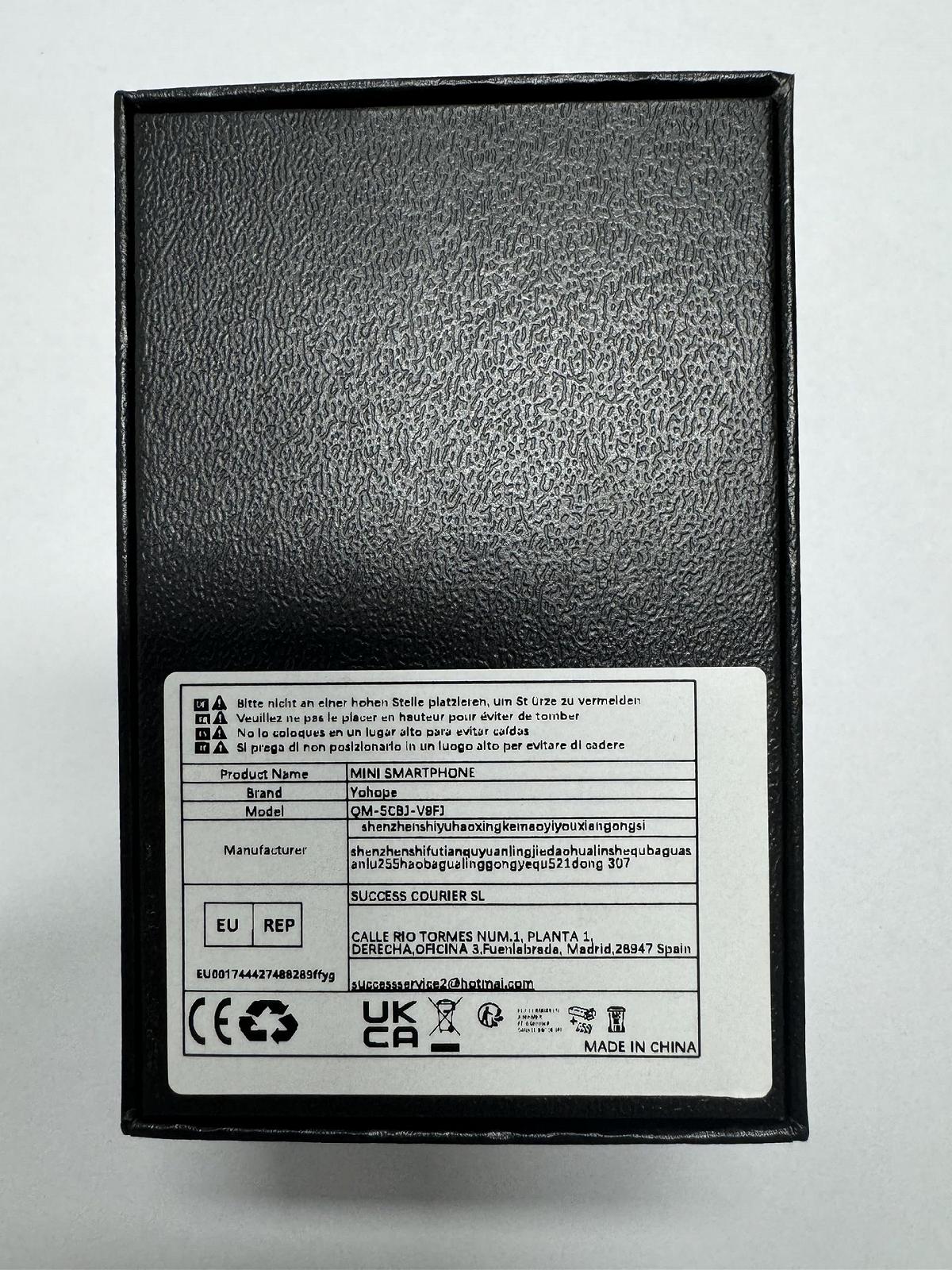 Міні-смартфон YOHOPE 4G 3.88 дюйма HD Dual SIM 1950 mAh Face ID Light Pink, фото №9