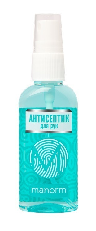 Антисептик спрей дезинфектор Malachite Manorm 50 мл, фото №1