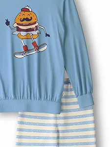 Піжама CALIDA Дитяча З манжетами Дитяча Зроблено зі 100% органічної бавовни synthetic.ua - Фото 1