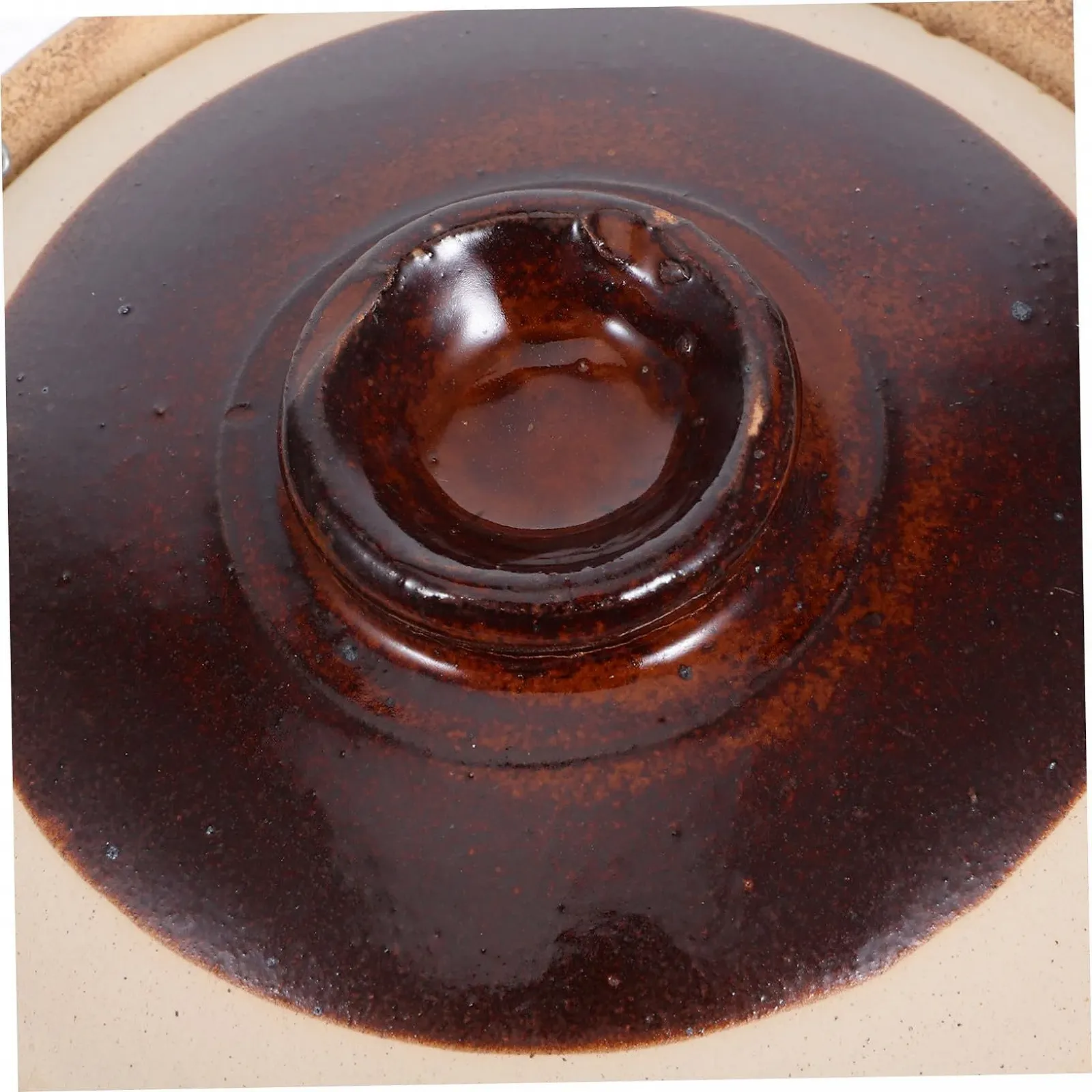 Глиняний горщик Traditional Chinese з однією ручкою та залізним дротом для супів та рагу, фото №9