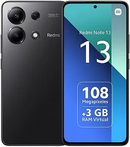 Смартфон Xiaomi Redmi Note 13 4G 8/256GB Midnight Black 6.67" 120 Гц 108 Мп - Фото 1