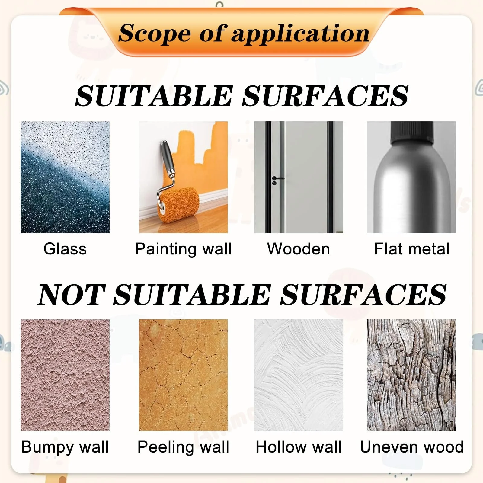 Наклейка на стіну Forest and Forest Animals 2 шт. 30 x 60 см, фото №3