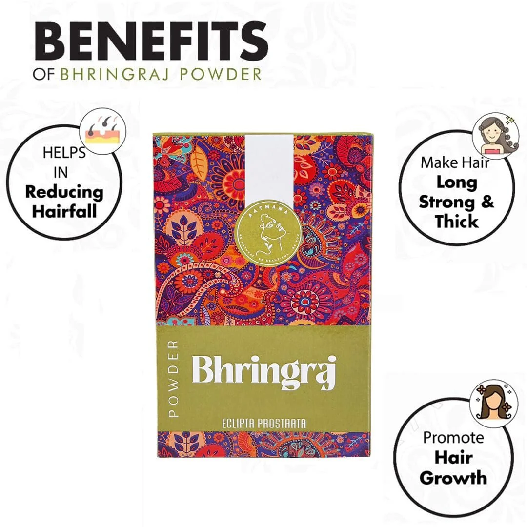 Порошок AATMANA Bhringraj | Eclipta Alba | Для шовковистого та природно м'якого волосся, фото №4