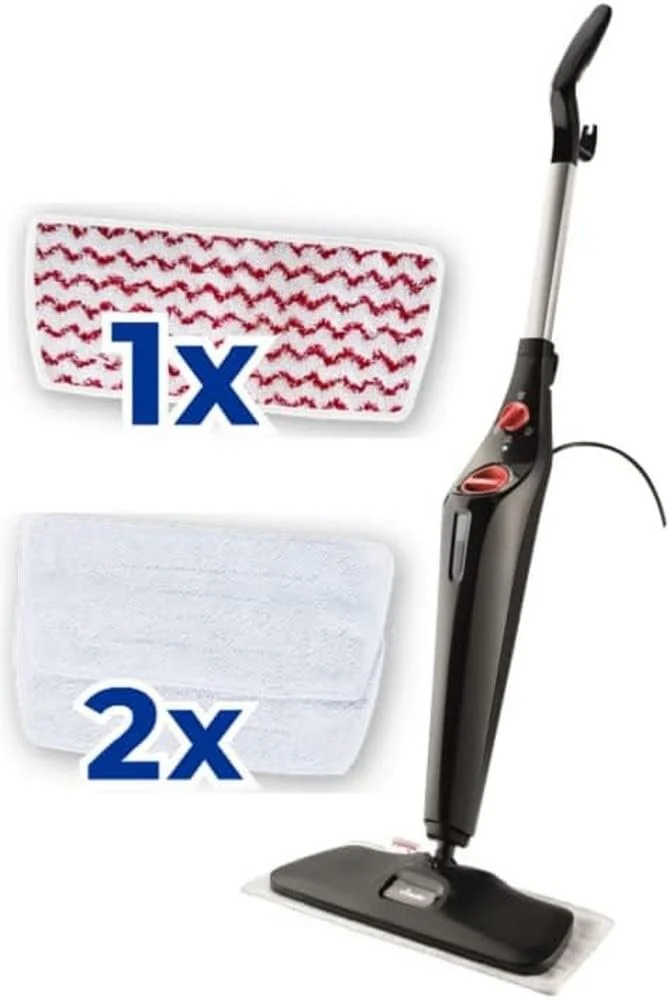 Пароочисник Vileda Steam Plus XXL, видаляє до 99.9% бактерій, для всіх типів підлог, фото №1