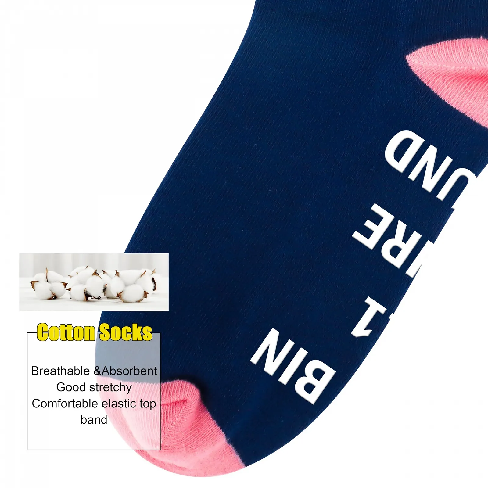 Носки Belloxis женские, подарок на день рождения для девочки, стопперы, фото №4