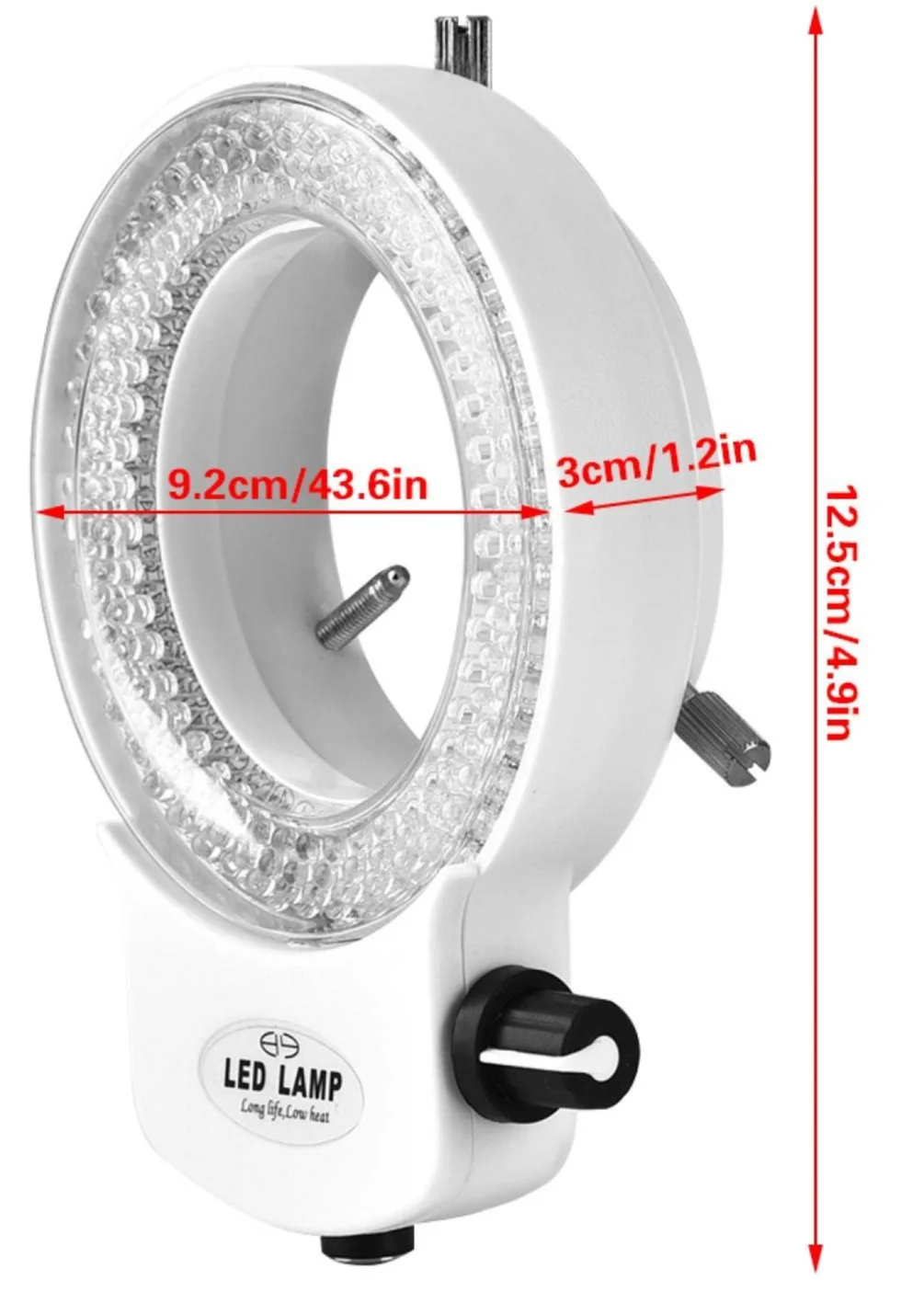 Светодиодная подсветка для микроскопа Akozon / 144 LED / регулировка яркости / Білий, фото №2 Светодиодная подсветка для микроскопа Akozon / 144 LED / регулировка яркости / Білий, фото №2