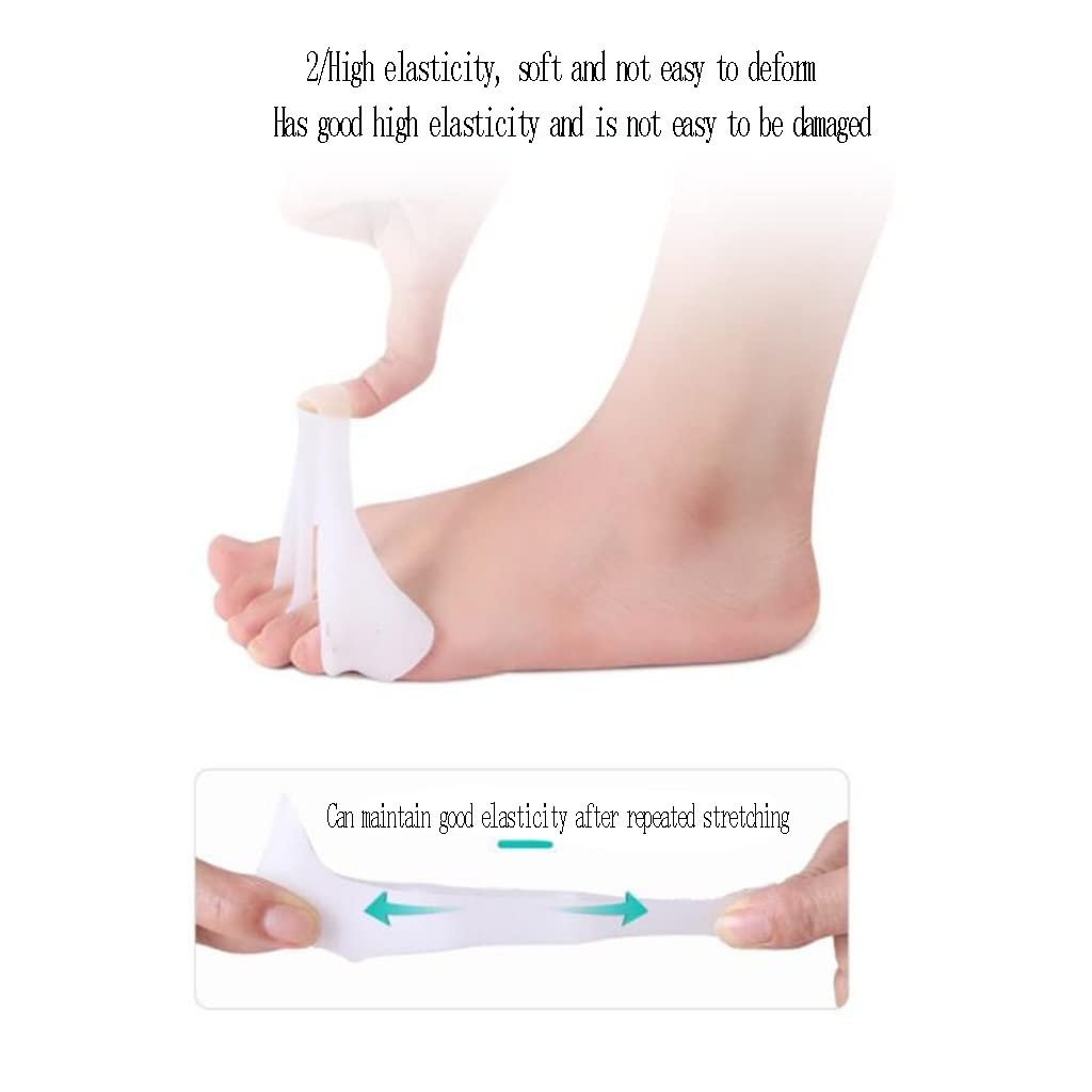 Коректор великого пальця стопи CAZARU, варусний роздільник пальців SEBS, силіконовий гелевий розтягувач, фото №8