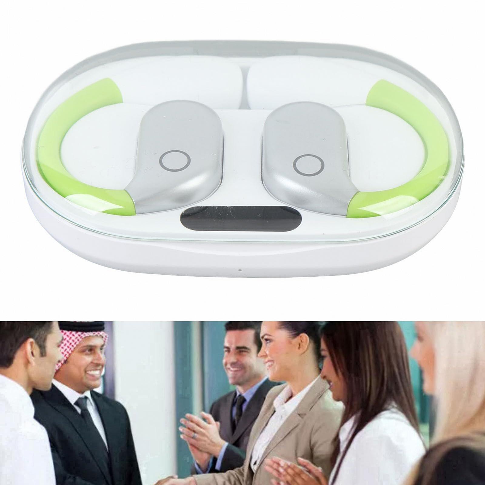 Наушники для перевода Белый/Зеленый, фото №2 Наушники для перевода Белый/Зеленый, фото №2