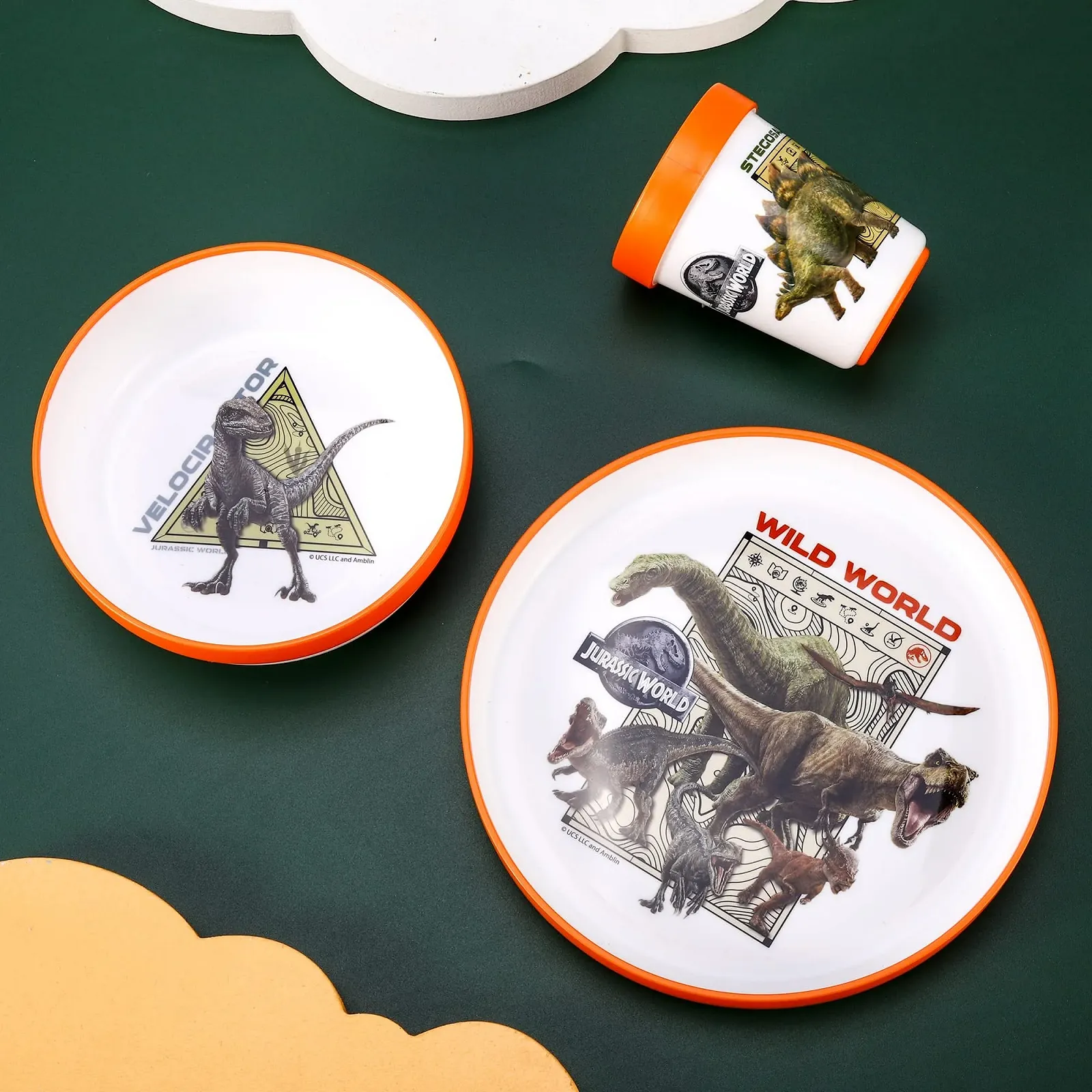 Набор детской посуды Grehge Bicolour Premium: тарелка, миска и стакан, без BPA, фото №5 Набор детской посуды Grehge Bicolour Premium: тарелка, миска и стакан, без BPA, фото №5