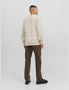 Чоловічий світшот JACK & JONES Однотонний світшот synthetic.ua - Фото 1