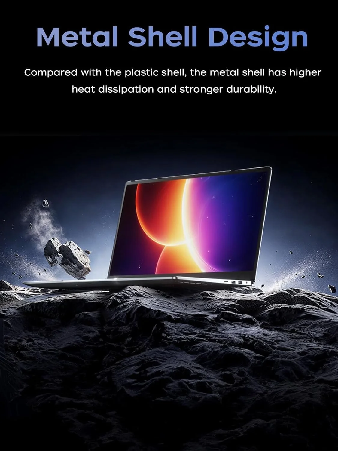 Ноутбук 15.6" AOC TX15 Intel N150 RAM 16GB SSD 512GB Windows 11 Pro Алюмінієвий корпус, фото №5