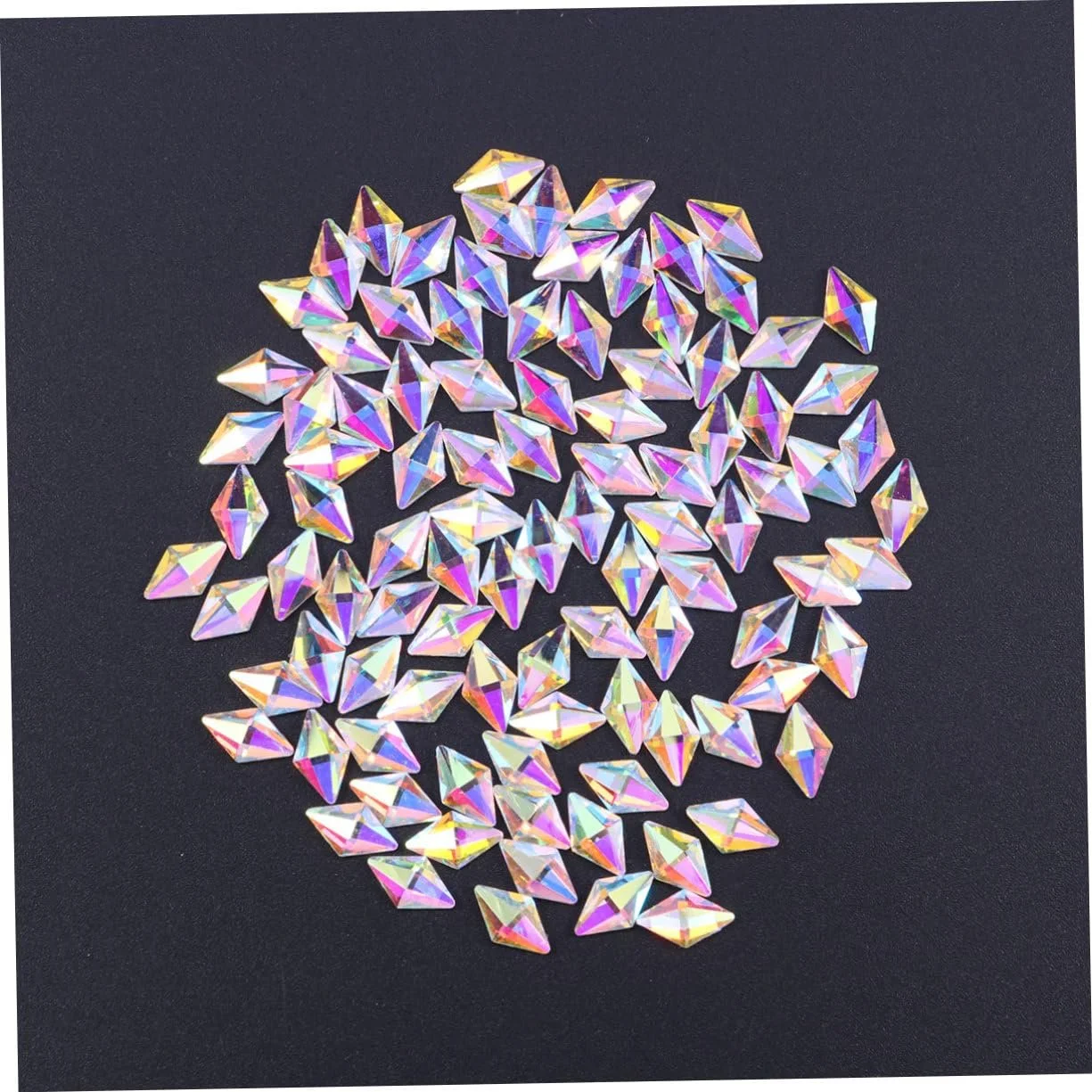 Украшение Стразы FRCOLOR 300 штук Декоративные стразы Кристаллы для ногтей Блестящие кристаллы для ногтей Бриллиантовые драгоценные камни Блестки для украшения ногтей, фото №3