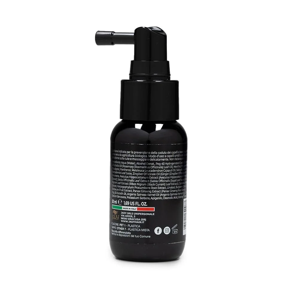 Лосьйон JaDy Energising для догляду за волоссям, Чорний, 50 мл (1 шт. в упаковці), фото №3