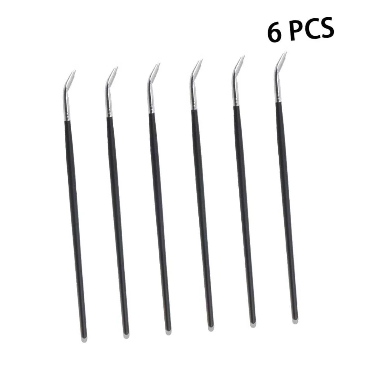 Набор кистей для подводки глаз FRCOLOR с длинной ручкой, фото №5