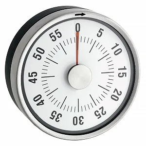 Таймер TimeTex Time Clock Automatic Compact 61970 магнитный диаметр 78 мм красный диск synthetic.ua - Фото 1