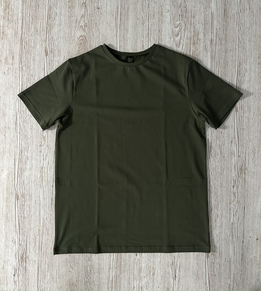 Футболка базова однотонна хакі RD161, фото №4