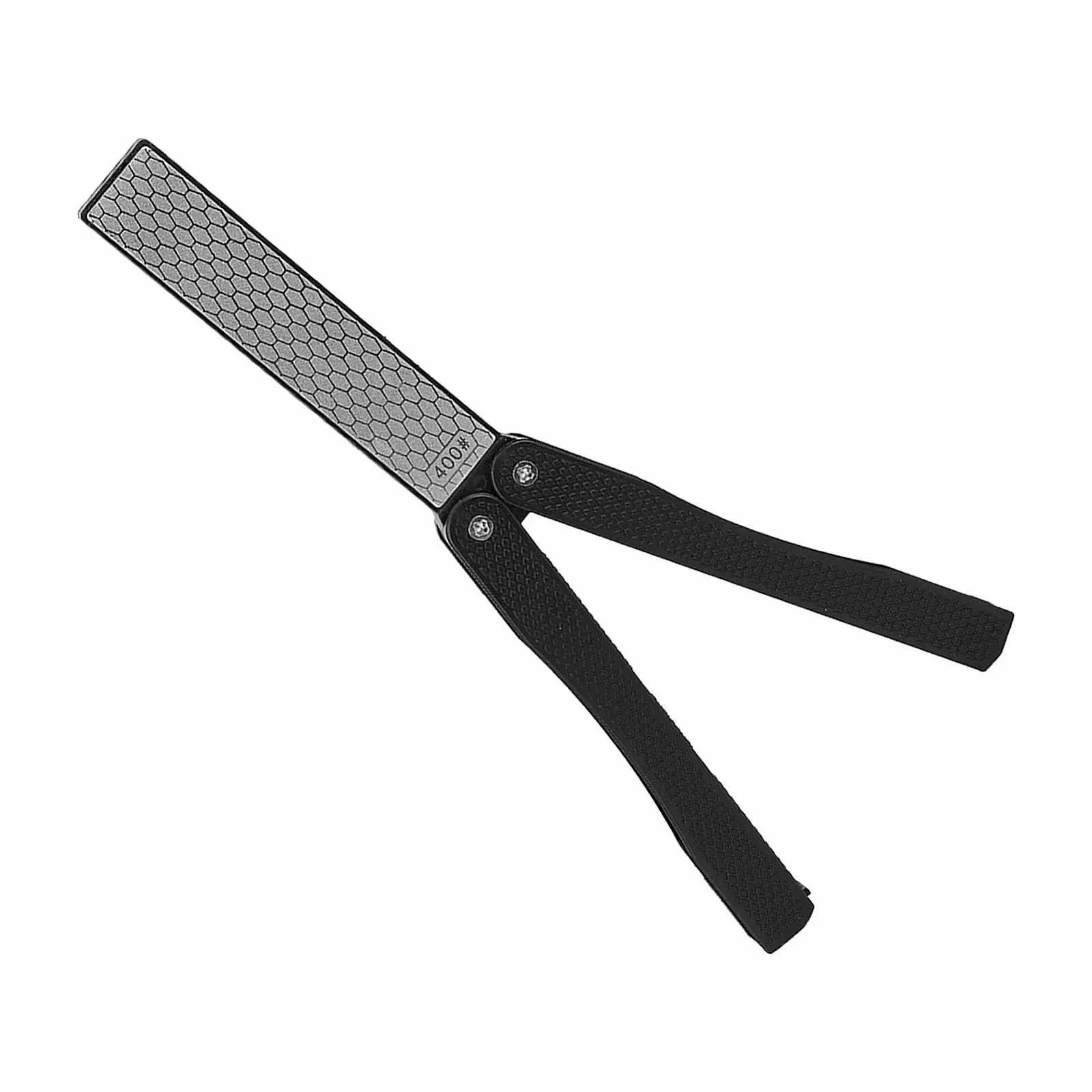 Точилка двостороння складана портативна 10,2 см Чорна, фото №2