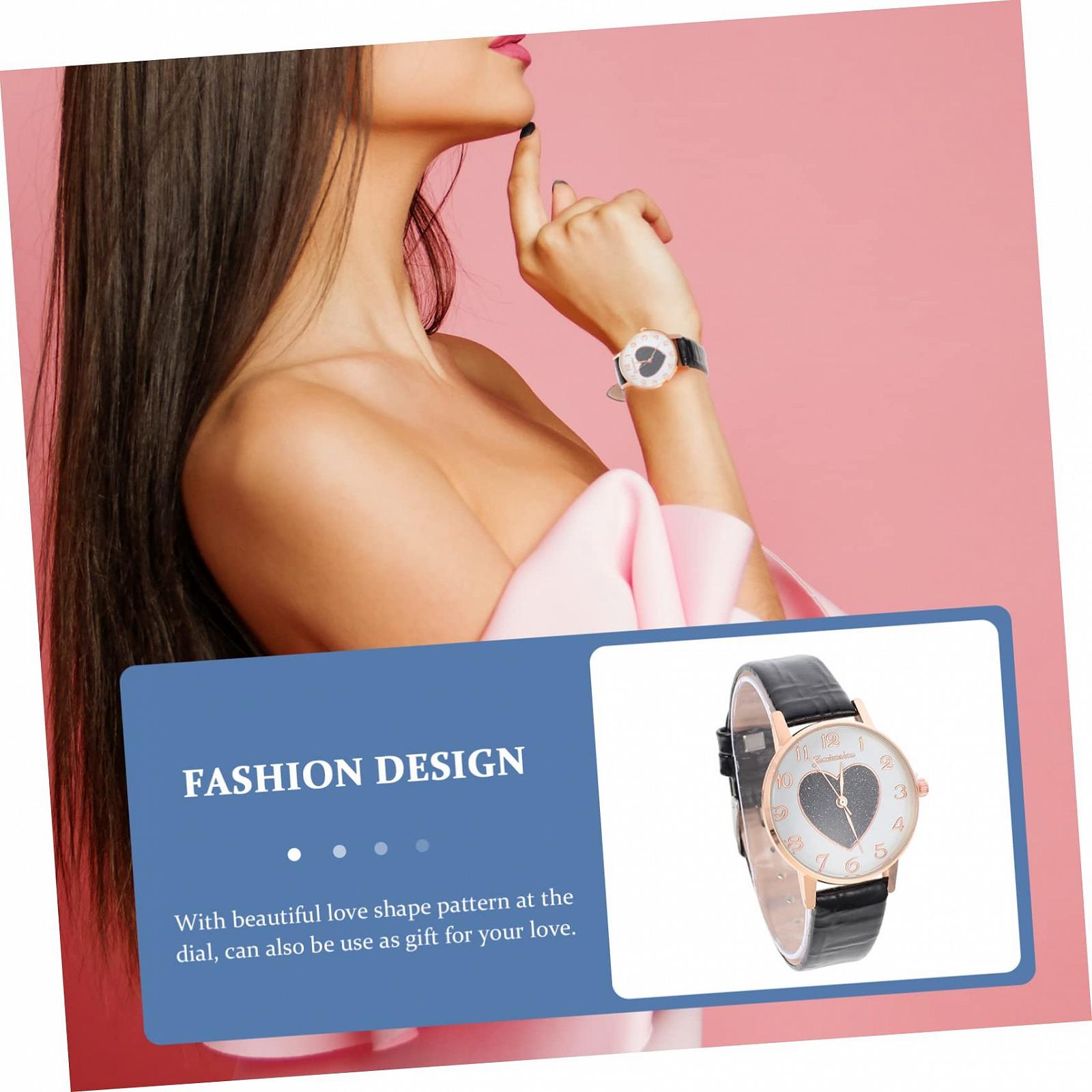 Часы VALICLUD Портативный реквизит Ореховая Пластина Черный Поднос Подносы Овальные Наклейки Наручные часы Браслет Наклейка Дисплей Четыре Синий Реквизит Искусство Настольный столик Сиденье Черная Кожа, фото №5