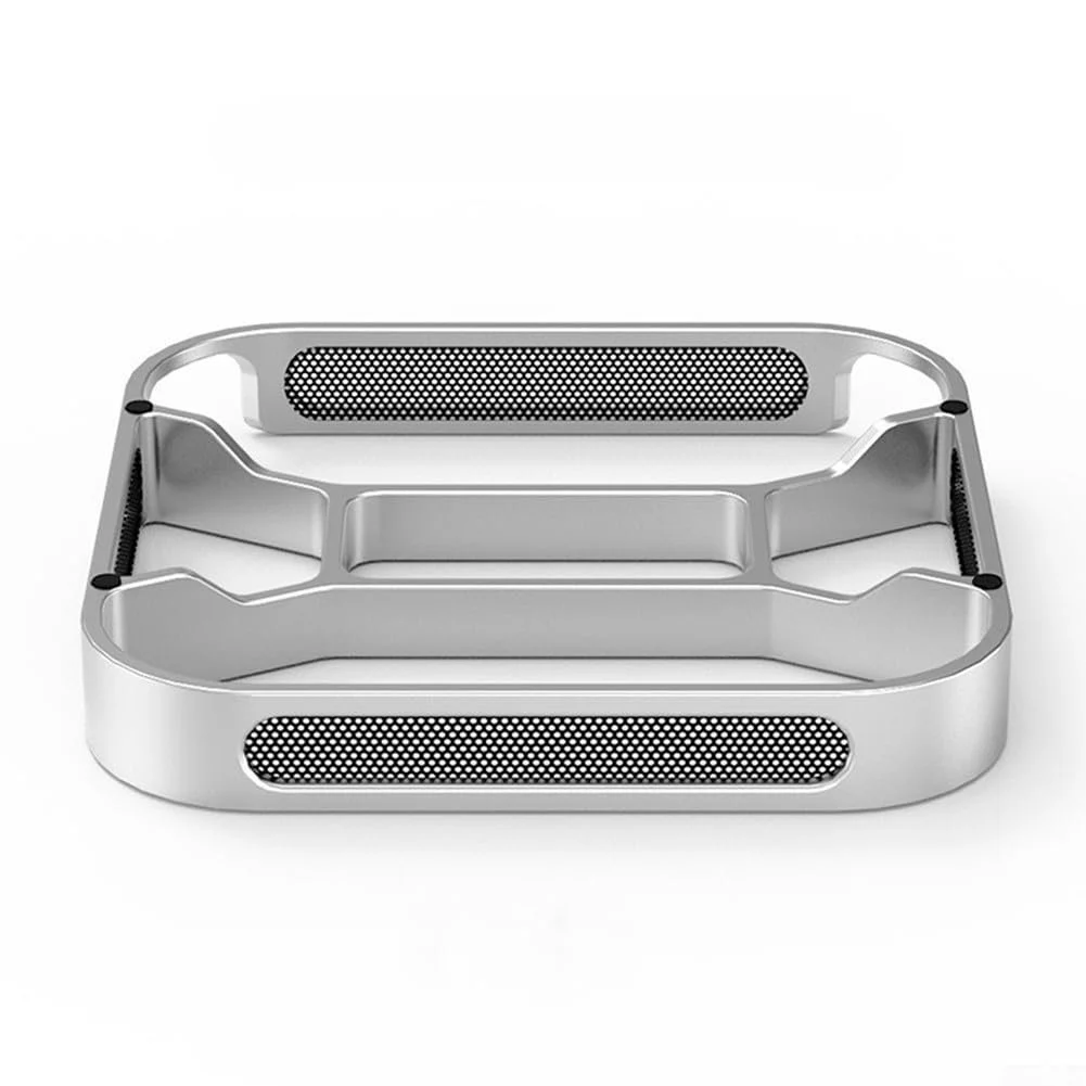 Охлаждающая подставка Алюминиевый сплав для Mini M 4, Приподнятая вентиляционная база с пылевым фильтром, Нескользящие силиконовые накладки, фото №1