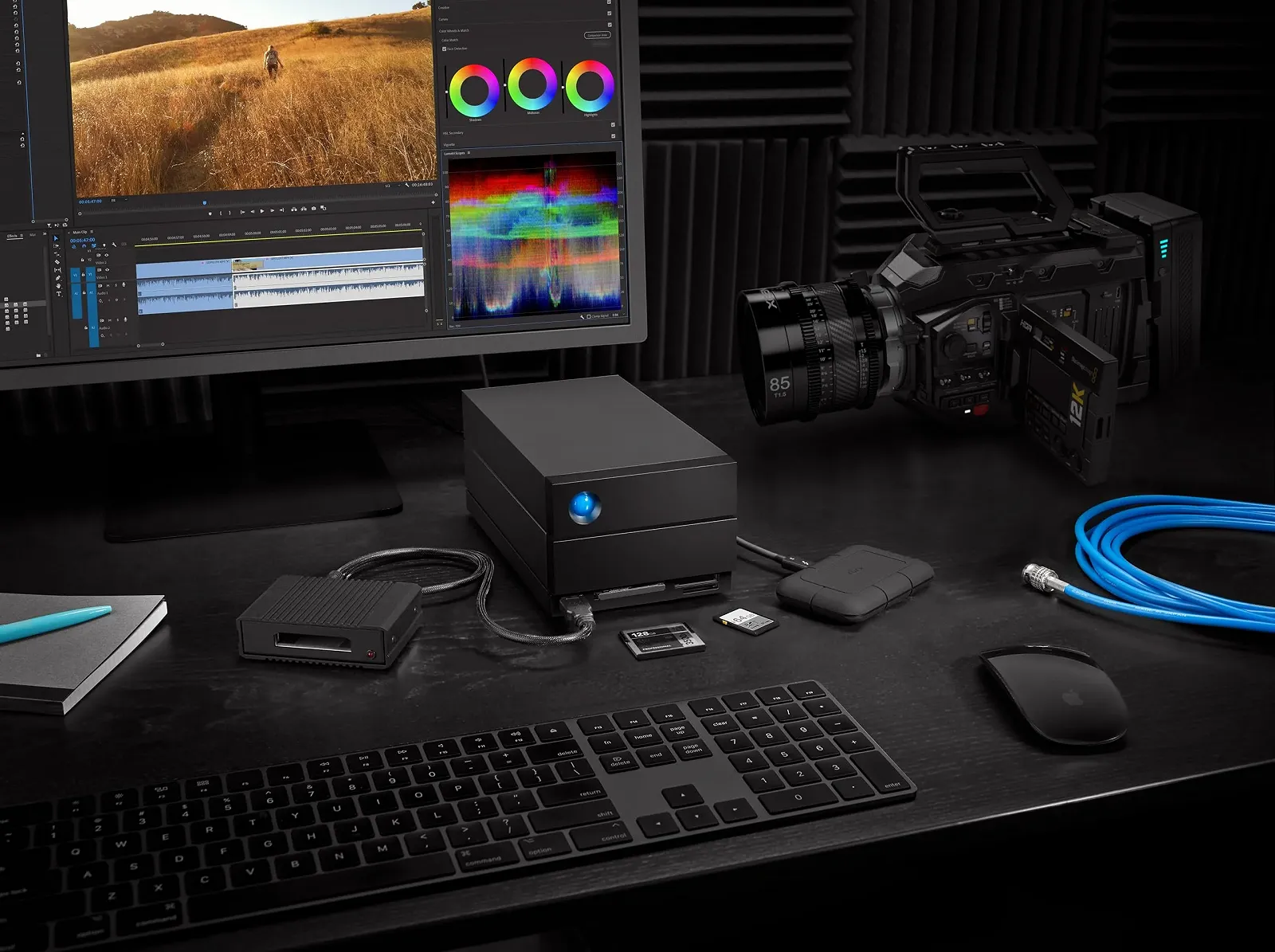 Зовнішній жорсткий диск LaCie 2big Dock Thunderbolt 3 16TB 3.5 дюйма, фото №7 Зовнішній жорсткий диск LaCie 2big Dock Thunderbolt 3 16TB 3.5 дюйма, фото №7