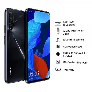 Смартфон Huawei Nova 5T 128 ГБ 6 ГБ RAM Dual SIM Black synthetic.ua - Фото 1