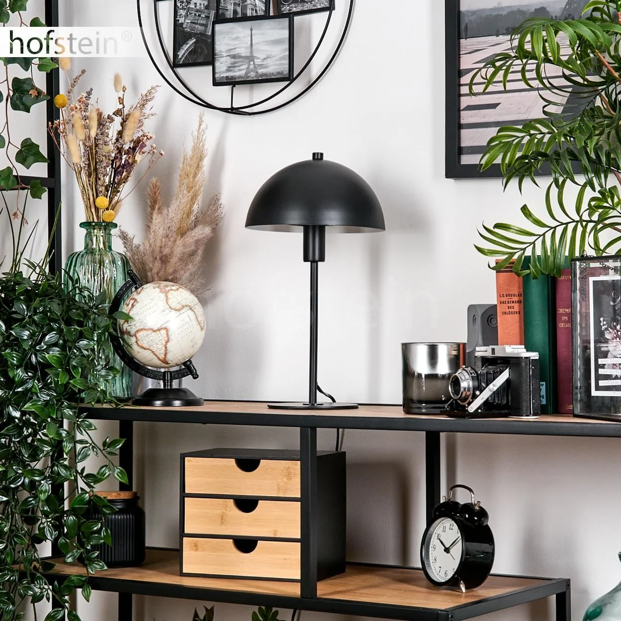 Настільна лампа Sandvig Metal Retro/Vintage 20 см 36 см E14 Чорний, фото №3