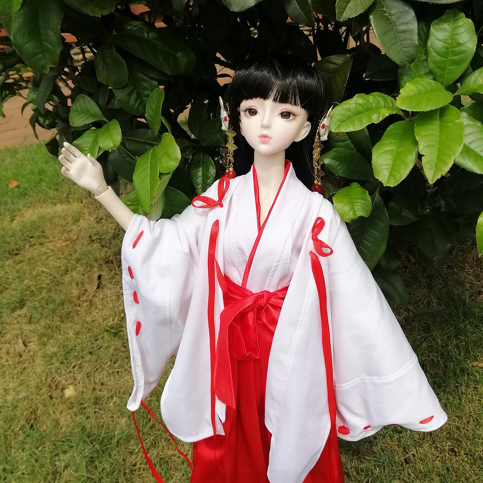 Кукла EVA BJD Japanese Witches Girl 1/3 62 см Кимоно, фото №7