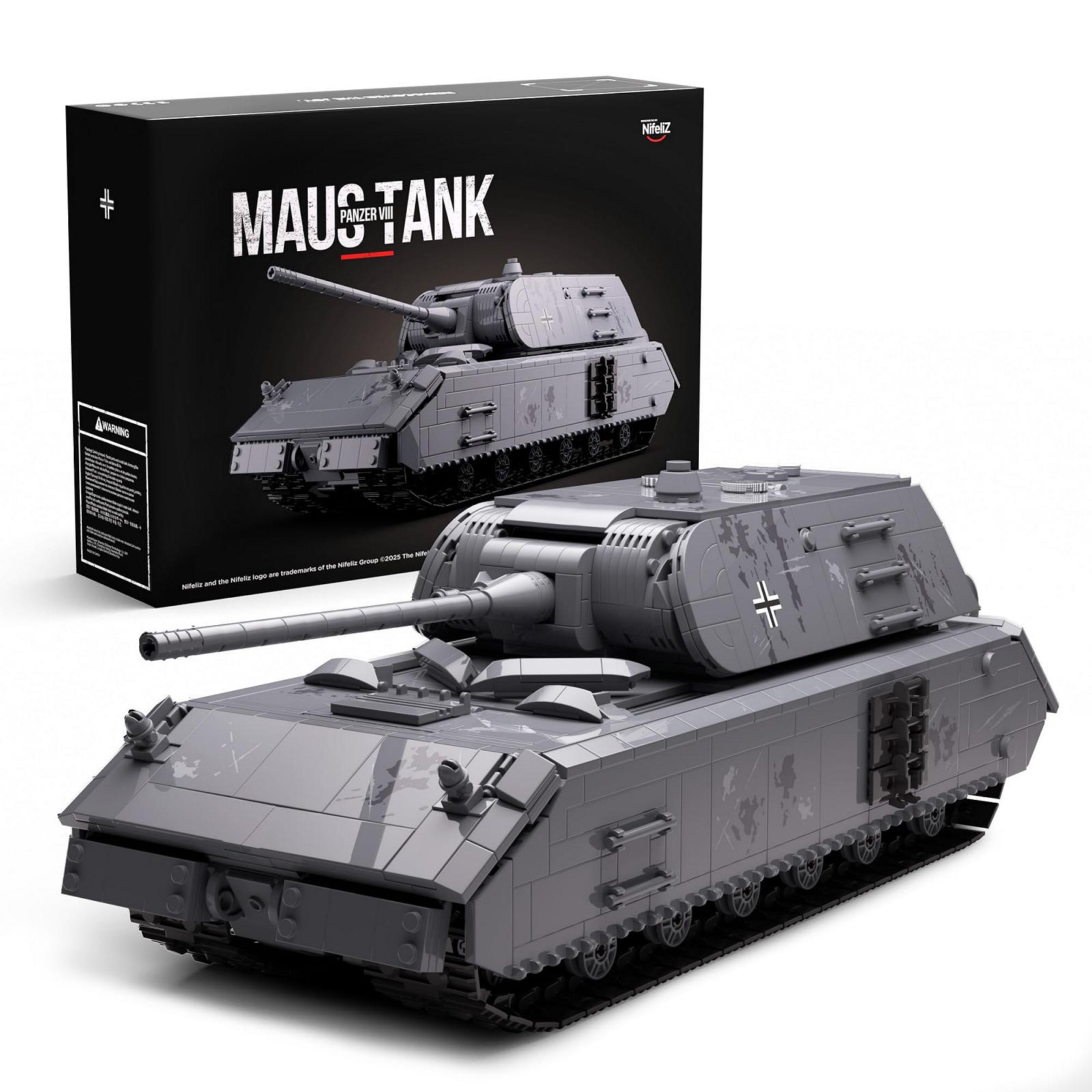 Конструктор Nifeliz VIII Mouse Tank WW2 2252 детали NF10289, фото №1