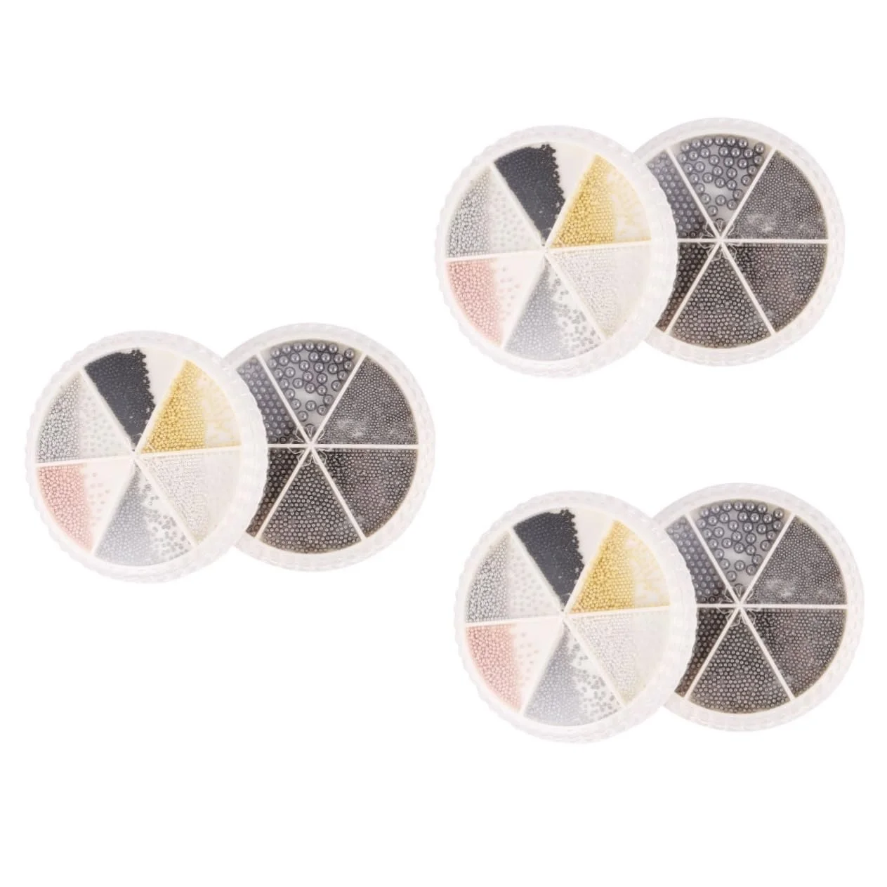 Металеві намистини Healeved набір прикрас для манікюру, фото №1