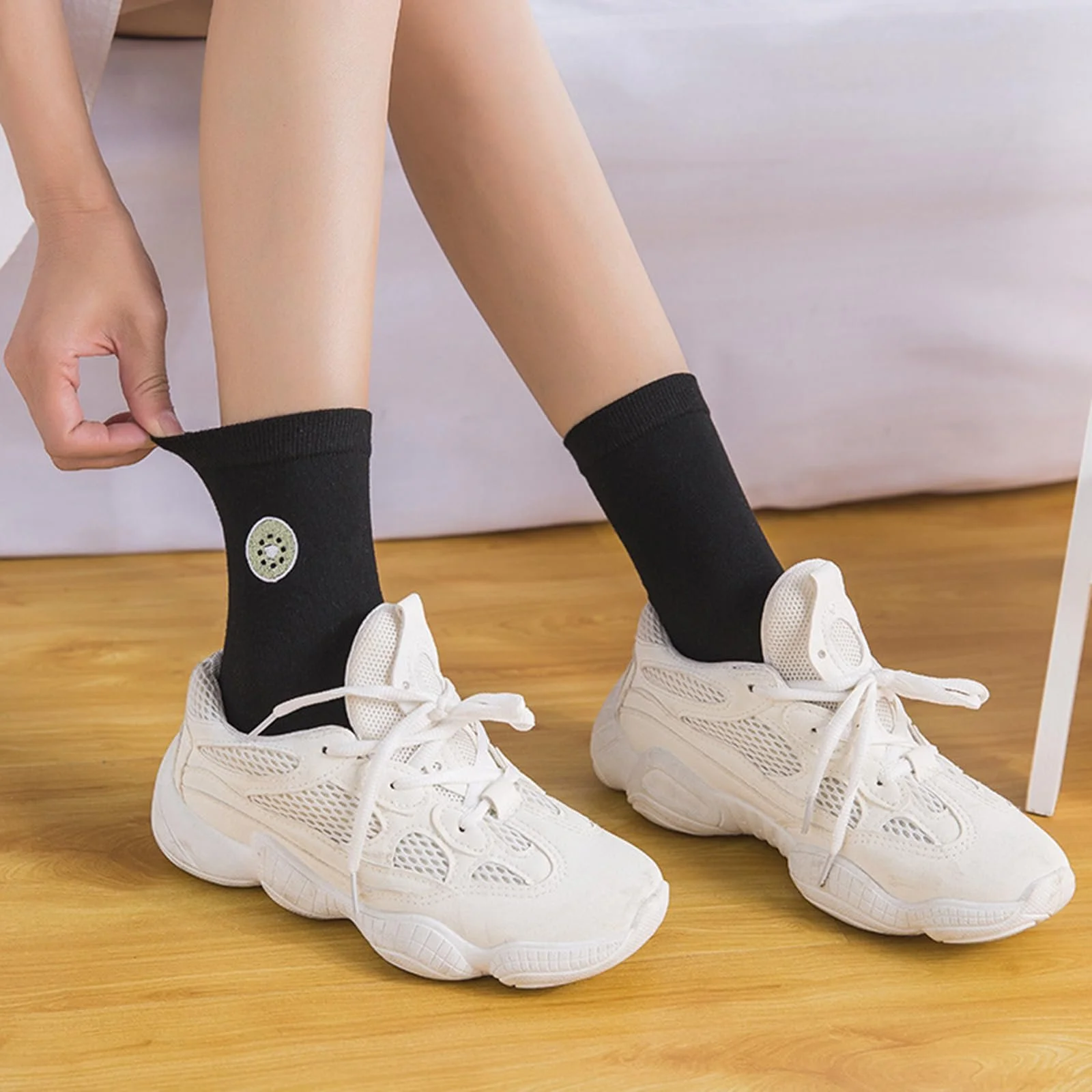 Жіночі шкарпетки Multicolor One Size 6 Pack Crew Tube Socks Бавовна, фото №6 Жіночі шкарпетки Multicolor One Size 6 Pack Crew Tube Socks Бавовна, фото №6