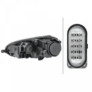 Фара основная HELLA 1EG 247 007-421 для VW, правая synthetic.ua - Фото 1