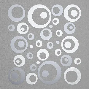 Наклейки на стіну WANDfee Кола Точки 50 шт Білий - Фото 1