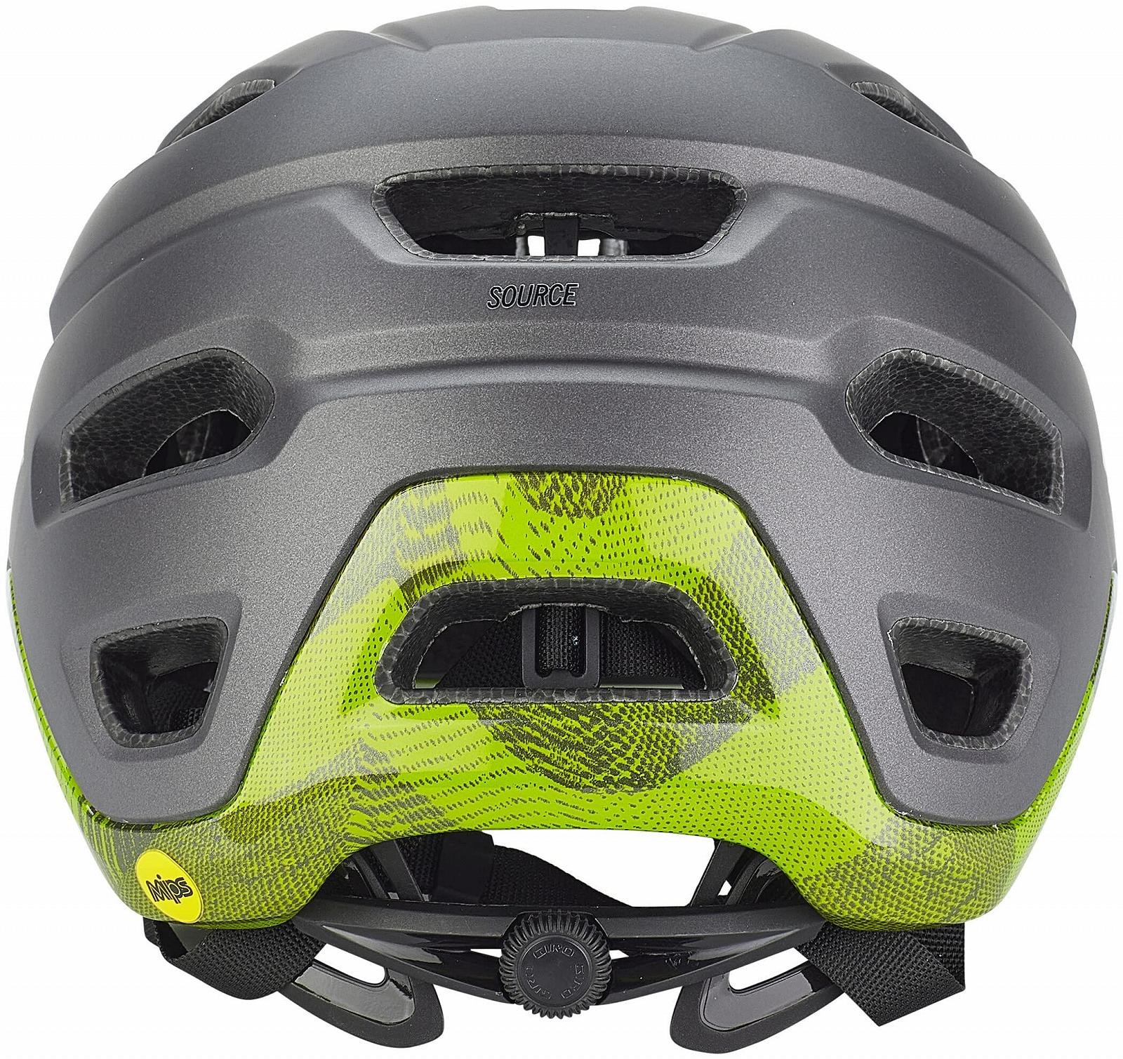 Шолом Giro Source MIPS Matte Met Black/Ano Lime 22, S, фото №5