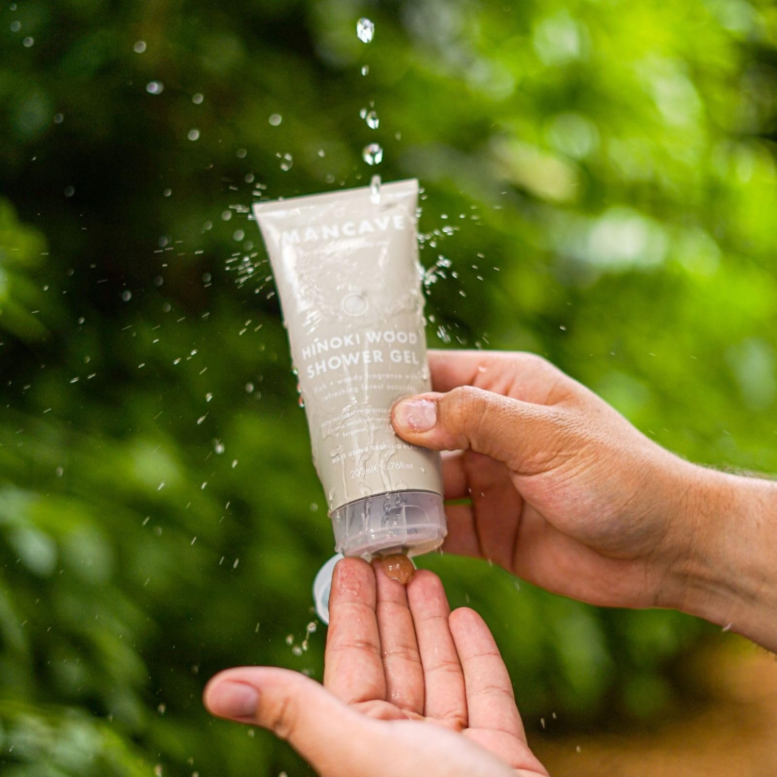 Гель для душа ManCave Hinoki Wood мужской 200 мл, фото №3 Гель для душа ManCave Hinoki Wood мужской 200 мл, фото №3